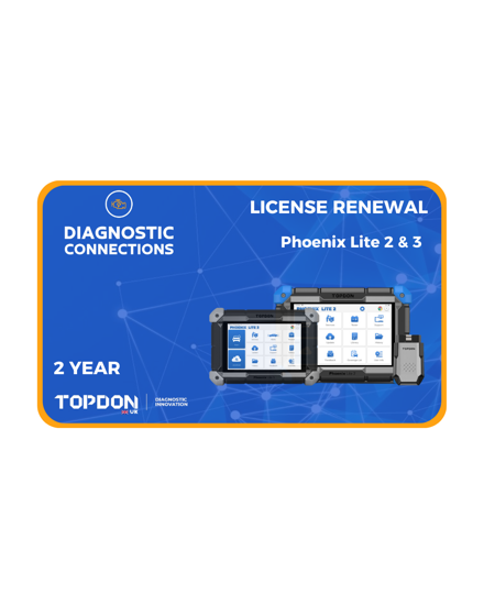 Topdon Phoenix Lite 2 / Lite 3 2 Year License renewal	