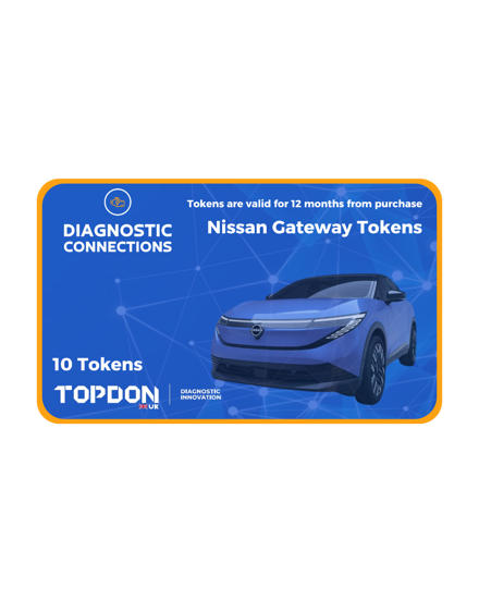 10 x TOPDON Nissan Gateway Tokens